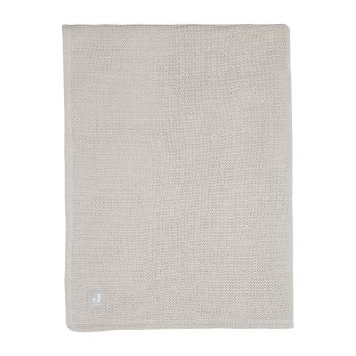 Jollein Wiegdeken Basic Knit Nougat/Fleece 75 x 100 cm
