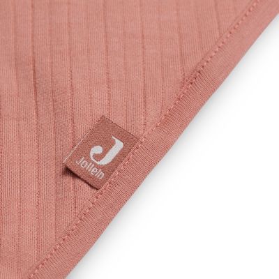 Jollein Bandana Basic Stripe Rosewood (2 Stuks)