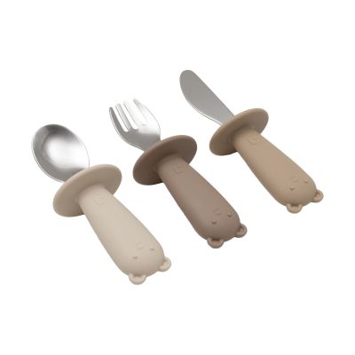 Jollein Bestekset Siliconen - Natural Shades