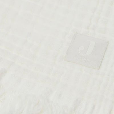 Jollein Ledikantdeken Muslin Ivory 120 x 120 cm