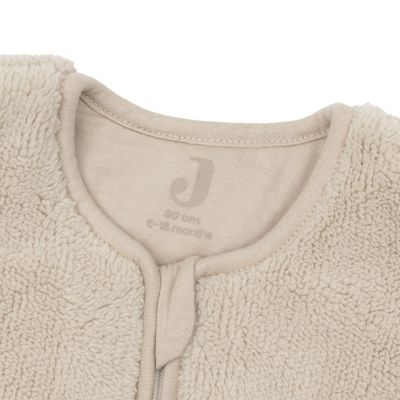Jollein Fluffy Slaapzak met Afritsbare Mouwen - 90 cm - Sand