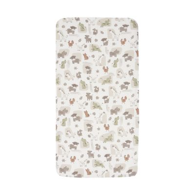 Jollein Hoeslaken - 60x120 cm - Jersey - Barn Buddies Jollein Hoeslaken - 60x120 cm - Jersey - Barn Buddies