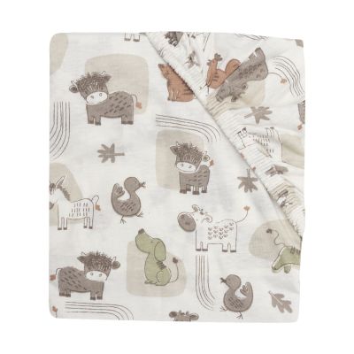 Jollein Hoeslaken - 60x120 cm - Jersey - Barn Buddies Jollein Hoeslaken - 60x120 cm - Jersey - Barn Buddies