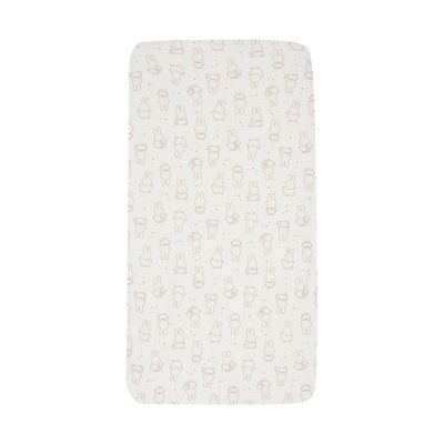 Jollein Nijntje Moments Hoeslaken - 40/50x80/90 cm - Jersey - Light Terra