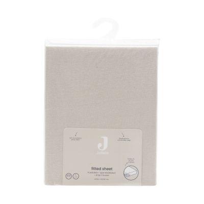 Jollein Hoeslaken - 60x120 cm - Jersey - Sand Jollein Hoeslaken - 60x120 cm - Jersey - Sand