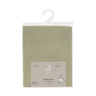 Jollein Hoeslaken - 70/75x140/150 cm - Jersey - Soft Matcha Jollein Hoeslaken - 70/75x140/150 cm - Jersey - Soft Matcha
