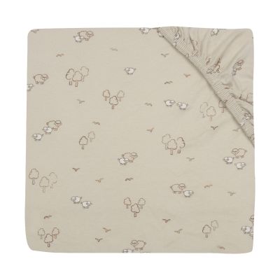 Jollein Hoeslaken - 60x120 cm - Jersey - Woolly Jollein Hoeslaken - 60x120 cm - Jersey - Woolly