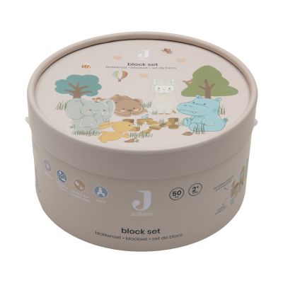 Jollein Jollies Houten Blokkenset Jollein Jollies Houten Blokkenset