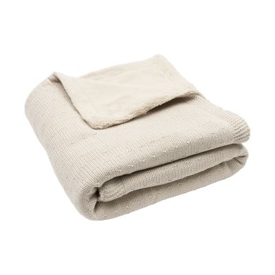 Jollein Ledikantdeken - Sprinkle Knit / Fluffy - 100 x 150 cm - Sand Jollein Ledikantdeken - Sprinkle Knit / Fluffy - 100 x 150 cm - Sand