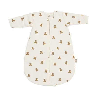 Jollein Mini Teddy Bear Slaapzak met Afritsbare Mouwen - 60 cm - Little Waffle Jollein Mini Teddy Bear Slaapzak met Afritsbare Mouwen - 60 cm - Little Waffle