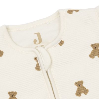 Jollein Mini Teddy Bear Slaapzak met Afritsbare Mouwen - 60 cm - Little Waffle Jollein Mini Teddy Bear Slaapzak met Afritsbare Mouwen - 60 cm - Little Waffle