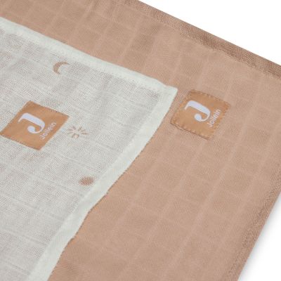 Jollein Hydrofiel Multidoek Stargaze Biscuit 115x115cm 2-Pack