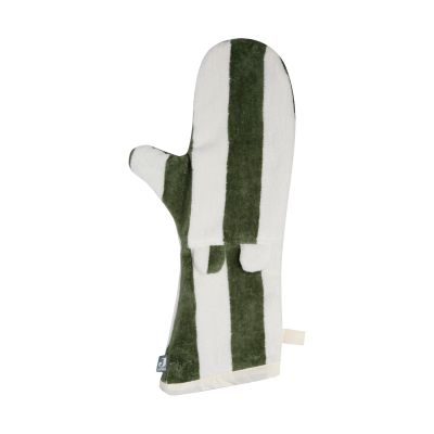Jollein Washand Stripe Terry Leaf Green