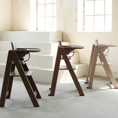Kidsmill Up! Kinderstoel Beukenhout Incl. Kunststof Babyset - Terra