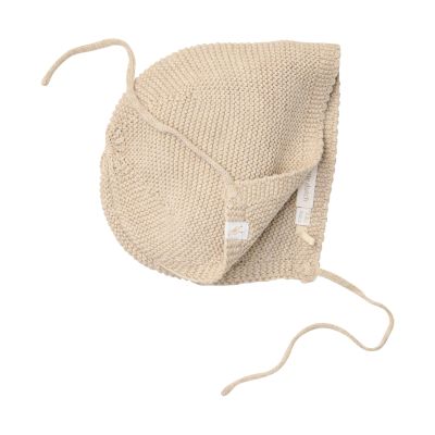 Little Dutch Gebreide Muts - Soft Beige Melee – 0-3 maanden