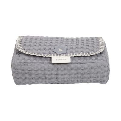 Koeka Hoes Voor Babydoekjes Antwerp Steel Grey Koeka Hoes Voor Babydoekjes Antwerp Steel Grey