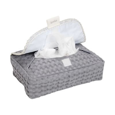 Koeka Hoes Voor Babydoekjes Antwerp Steel Grey Koeka Hoes Voor Babydoekjes Antwerp Steel Grey