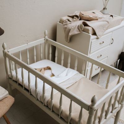 Koeka Ledikantdeken Vik Teddy Sand