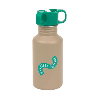 Lässig Happy Trails Drinkfles RVS - 500 ml - Frog Lässig Happy Trails Drinkfles RVS - 500 ml - Frog