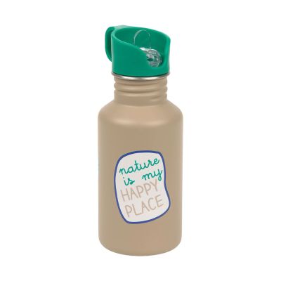 Lässig Happy Trails Drinkfles RVS - 500 ml - Frog Lässig Happy Trails Drinkfles RVS - 500 ml - Frog