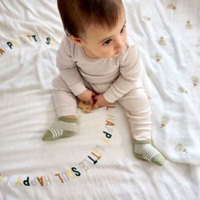 Lässig Terry Socks GOTS - 3-pack - Pear Light Khaki - Maat 12-14 Lässig Terry Socks GOTS - 3-pack - Pear Light Khaki - Maat 12-14