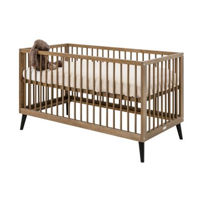 Bopita Ledikant 70 x 140 Incl. Bedbankzijde - Zara - Walnoot Bopita Ledikant 70 x 140 Incl. Bedbankzijde - Zara - Walnoot