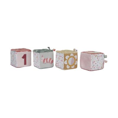 Little Dutch Zachte Blokkenset Flowers & Butterflies