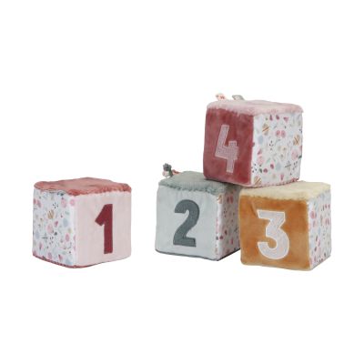 Little Dutch Zachte Blokkenset Flowers & Butterflies