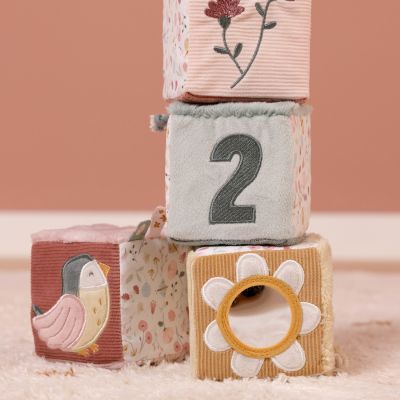 Little Dutch Zachte Blokkenset Flowers & Butterflies