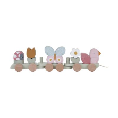 Little Dutch Blokkentrein Flowers & Butterflies FSC