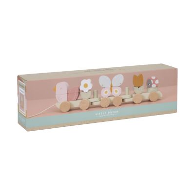 Little Dutch Blokkentrein Flowers & Butterflies FSC