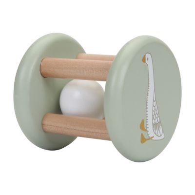 Little Dutch Houten Rammelaar Roller Little Goose Mint