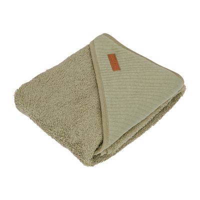Little Dutch Pure Badcape - 75 x 75 cm - Olive