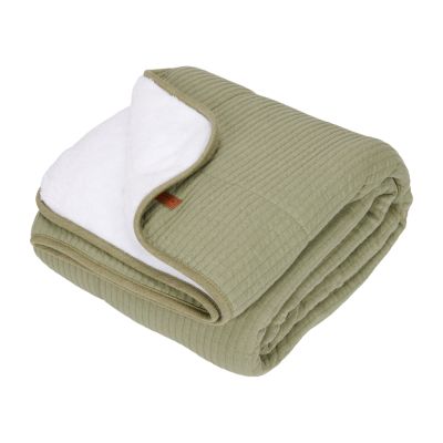 Little Dutch Ledikantdeken Pure Olive 110 x 140 cm