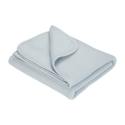 Little Dutch Ledikantdeken Zomer Pure Soft Blue 110 x 140 cm