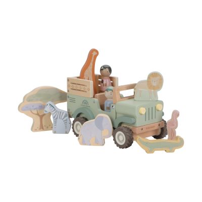 Little Dutch Safari Friends Houten Jeep Met Dieren Little Dutch Safari Friends Houten Jeep Met Dieren