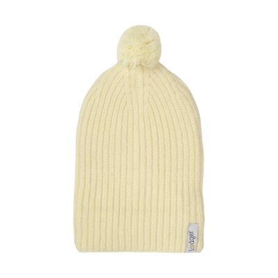 Lodger Muts - 3-6 Mnd - Merinowol - Butter Lodger Muts - 3-6 Mnd - Merinowol - Butter