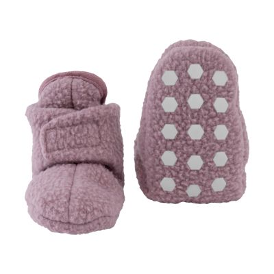 Lodger Slofjes - 3-6 Mnd - Teddy Fleece - Rose