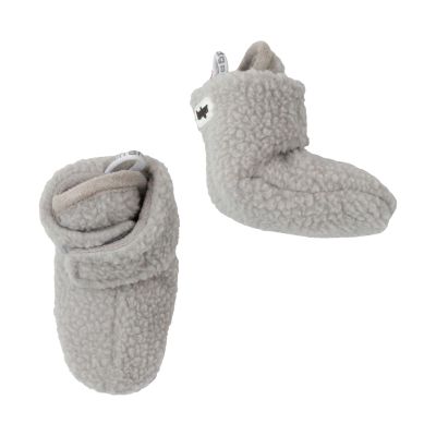 Lodger Slofjes - 3-6 Mnd - Teddy Fleece - Storm Lodger Slofjes - 3-6 Mnd - Teddy Fleece - Storm