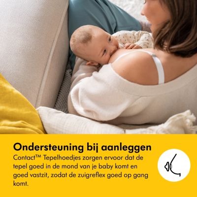Medela Contact Tepelhoedjes Large Incl. Doosje Medela Contact Tepelhoedjes Large Incl. Doosje
