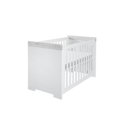 TWF Meegroeibed 60 x 120 Incl. Bedbankzijde en 1 Persoons Zijdes - Commode - Hanglegkast Futura