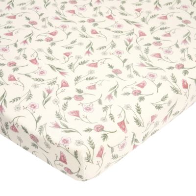 Meyco Hoeslaken Print - 40 x 80/90 cm - Jersey - Flower Meyco Hoeslaken Print - 40 x 80/90 cm - Jersey - Flower
