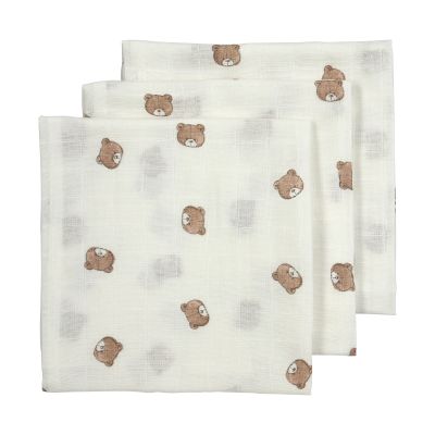 Meyco Hydrofiele Doeken - 3 Stuks - 70 x 70 cm - Bear Meyco Hydrofiele Doeken - 3 Stuks - 70 x 70 cm - Bear