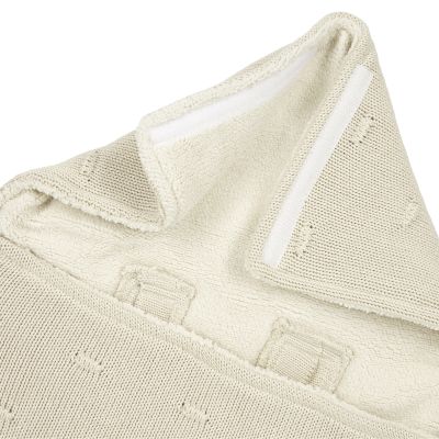 Meyco Voetenzak Knots Teddy - 40 x 82 cm - Soft Sand