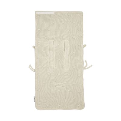 Meyco Voetenzak Knots Teddy - 40 x 82 cm - Soft Sand
