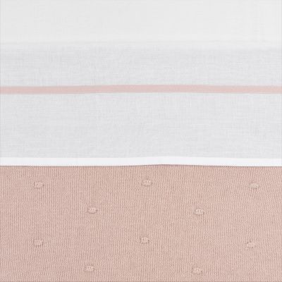 Meyco Ledikantlaken Bies Soft Pink 100x150cm
