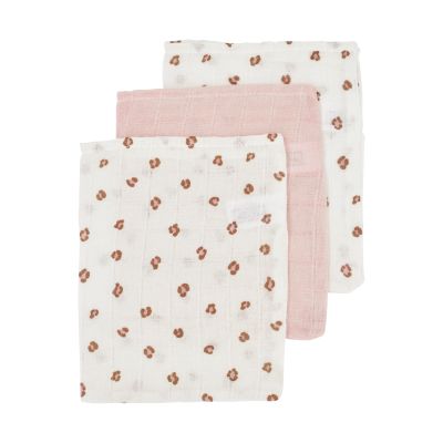 Meyco Washand Mini Panther Soft Pink 20x17cm 3-Pack