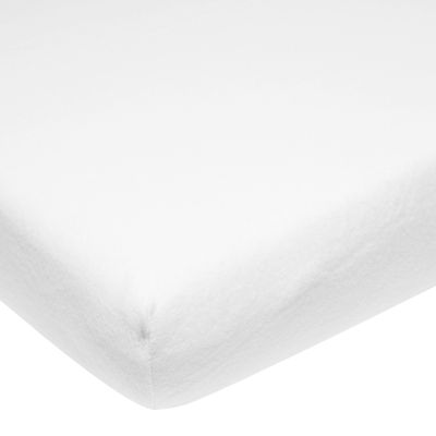 Meyco Molton Hoeslaken Co-Sleeper Stretch Wit 50 x 90 cm (2-Pack)
