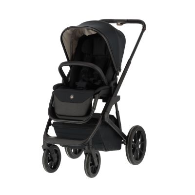 Qute Q-Rider Plus Kinderwagen - Midnight Black | Kidsriver Curve Autostoel - Clay | Kidsriver Isofix Base Qute Q-Rider Plus Kinderwagen - Midnight Black | Kidsriver Curve Autostoel - Clay | Kidsriver Isofix Base