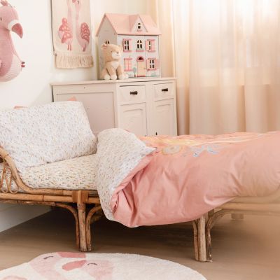 Little Dutch Flamingo Vloerkleed - 110 x 110 cm - Roze Little Dutch Flamingo Vloerkleed - 110 x 110 cm - Roze